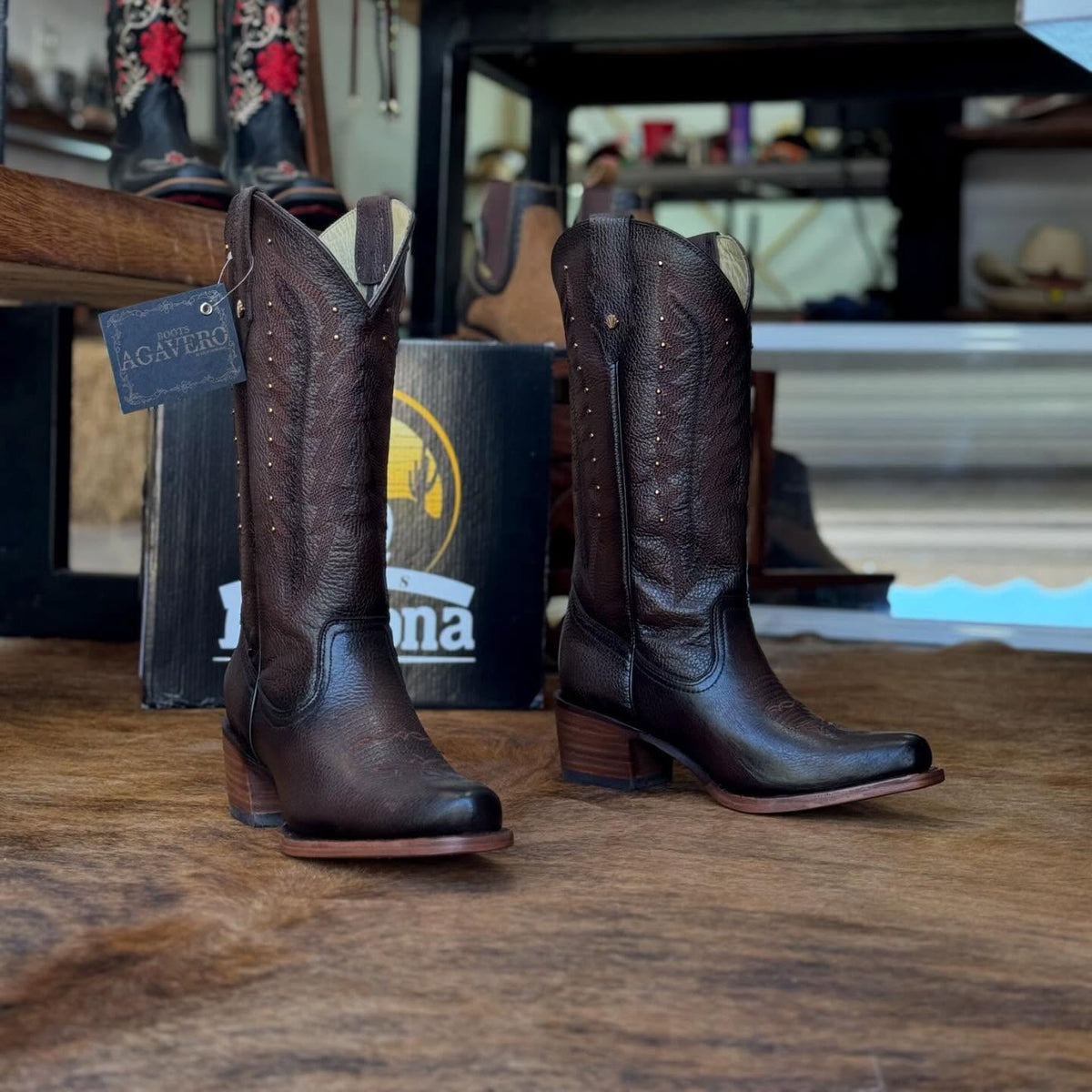 Botas Agavero Dama Choco
