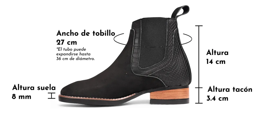 Botín Bicentenario Negro